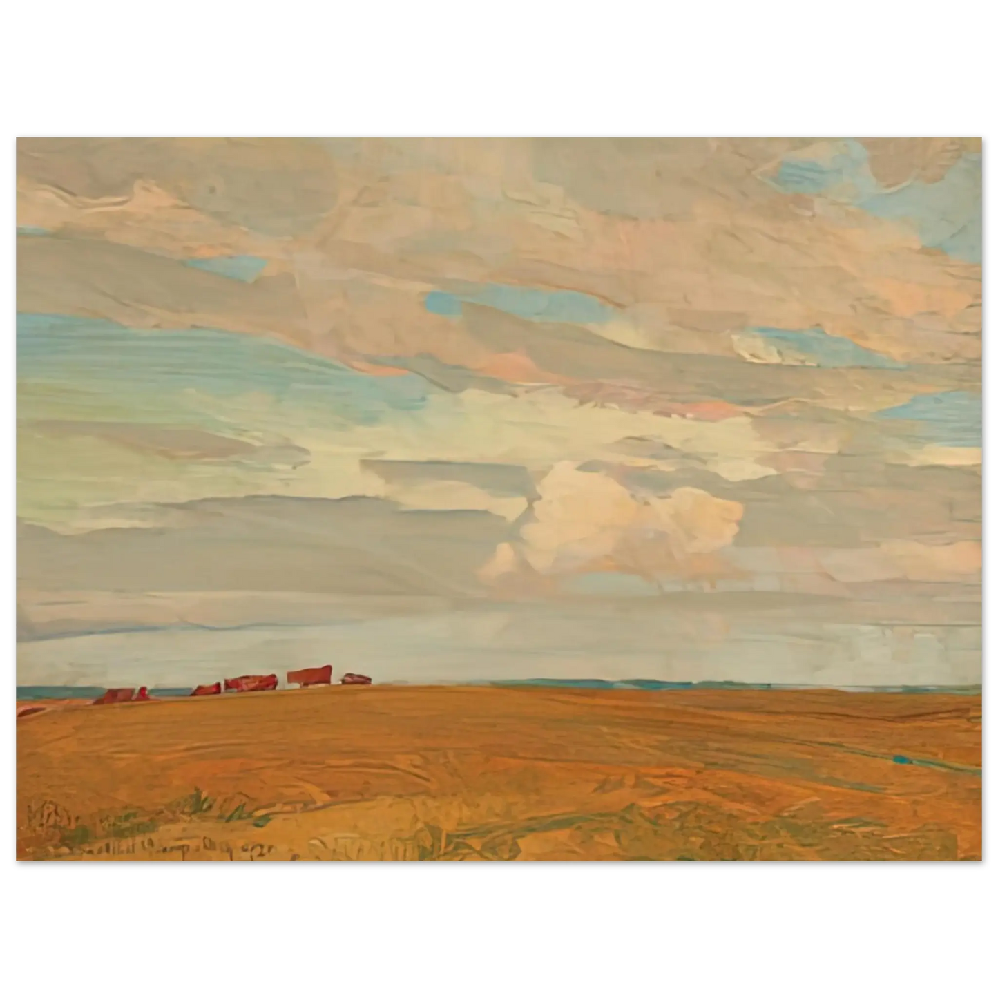 Maynard Dixon - PRAIRIE SAND HILL CAMP MAY 1921 1921 Wall art - 20x25 cm / 8x10 Inches - Fine Art Poster - -