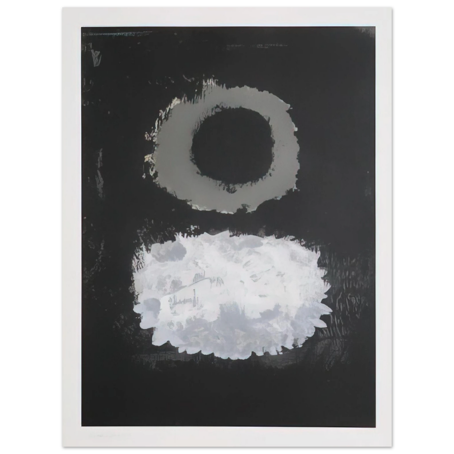 Adolph Gottlieb - Black Field - 1972 Fine Art Poster - Default Title