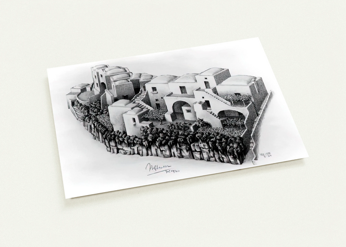 ESCHER (24) By MC Escher Pack of 10 Post Cards | MC Escher Post Cards | A6 (10.5 x 14.8 cm) - 4.1 x 5.8 inches