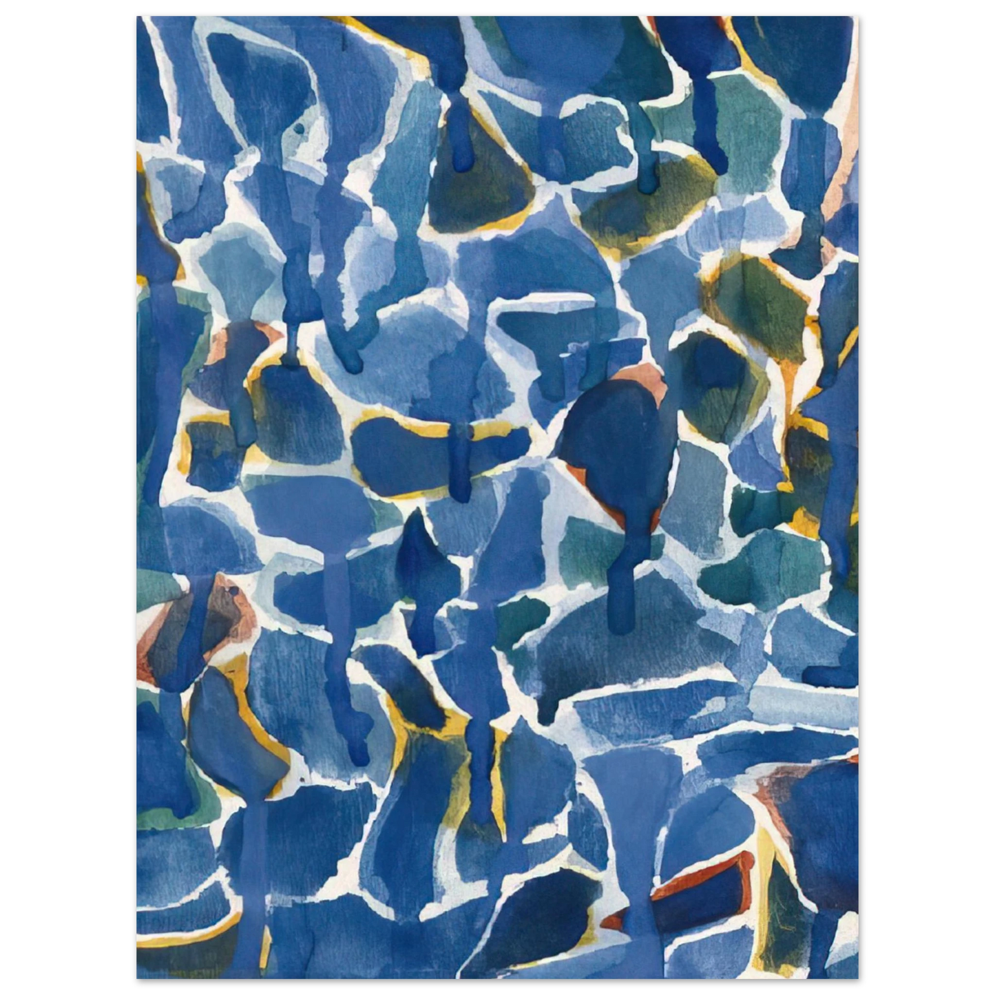 Sam Francis - Untitled SF54-077 Fine Art Poster - Default Title