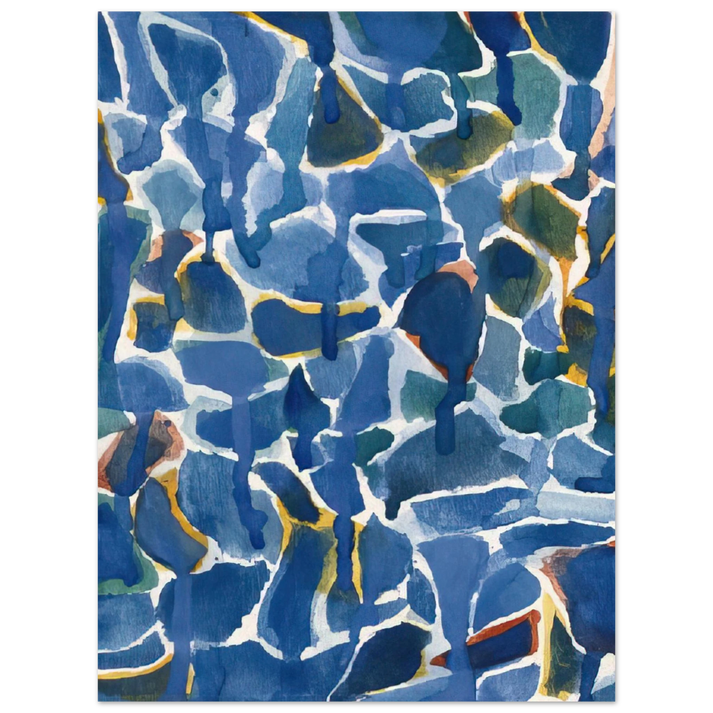 Sam Francis - Untitled SF54-077 75x100 cm / 30x40inches Fine Art Poster