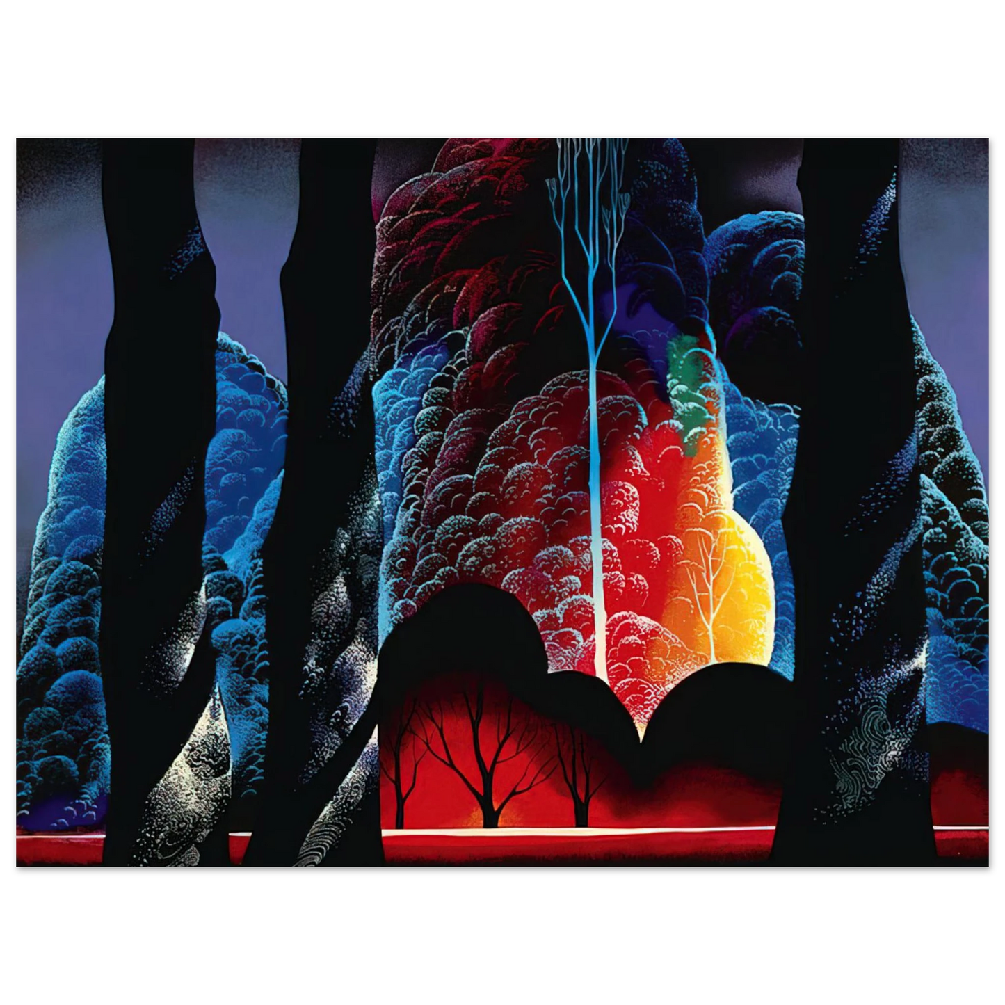 Eyvind Earle - Forest Symphony Fine Art Poster - Default Title