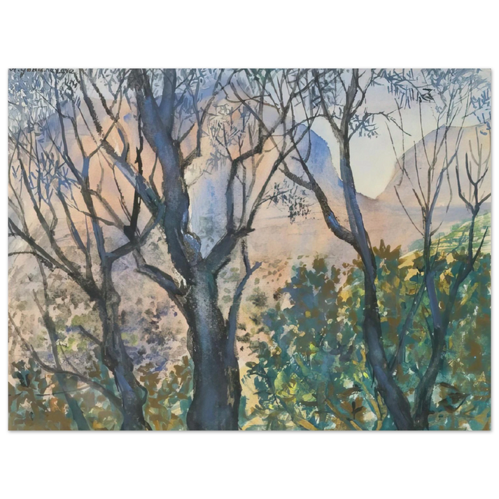 Natalia Goncharova - Pink Light - Post-Impressionism 75x100 cm / 30x40inches Fine Art Poster