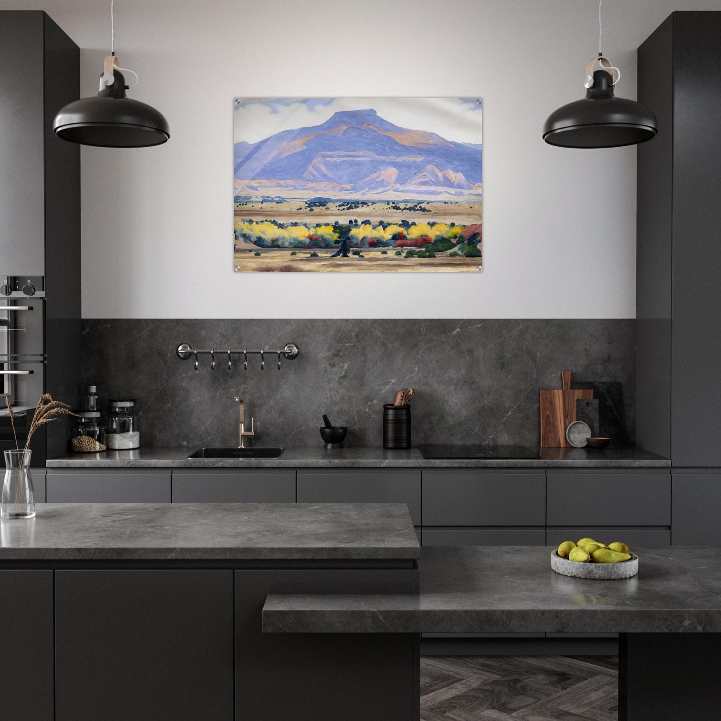 Pedernal - Georgia O'Keeffe Acrylic Print - 70x100 cm / 28x40″ inches