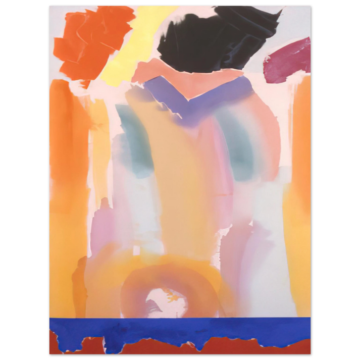 Ronnie Landfield - Orange Jangles - 1969 75x100 cm / 30x40inches Fine Art Poster
