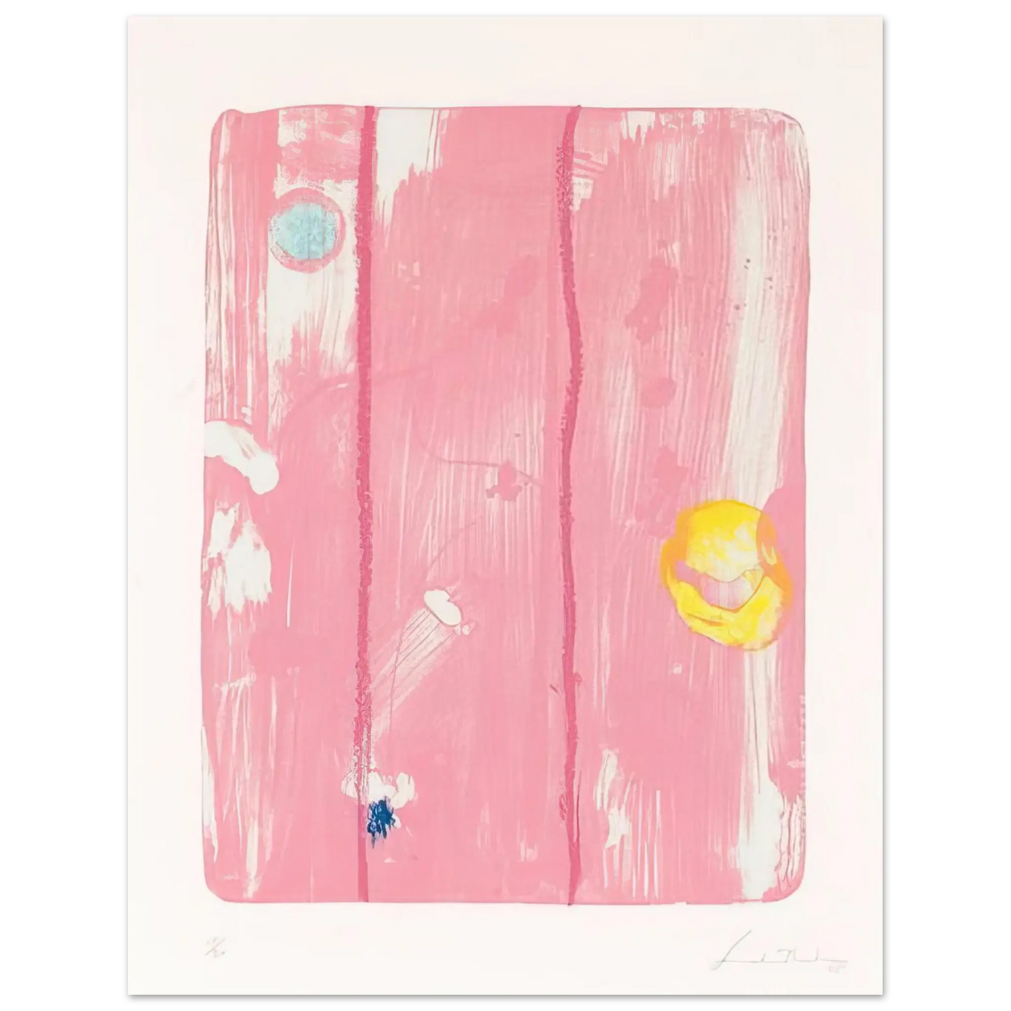 Helen Frankenthaler - Reflections VIII - 1995 Wall art - 20x25 cm / 8x10 Inches - Fine Art Poster - -