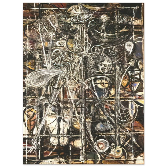 Richard Pousette-Dart - Figure 75x100 cm / 30x40inches Fine Art Poster