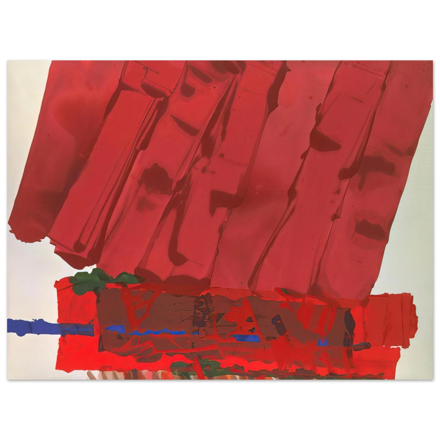 Albert Irvin - Flodden - 1978 Fine Art Poster - Default Title