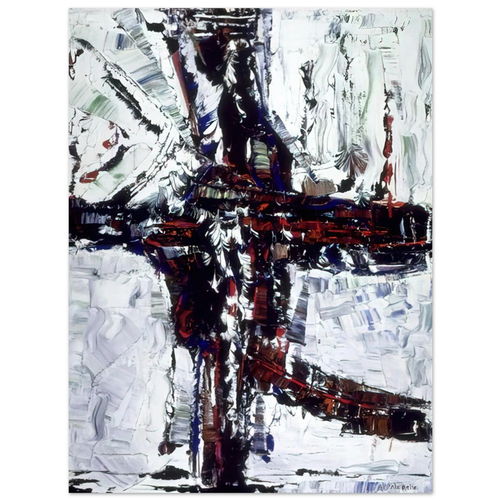 Jean-Paul Riopelle - Chemin d hiver 75x100 cm / 30x40inches Fine Art Poster