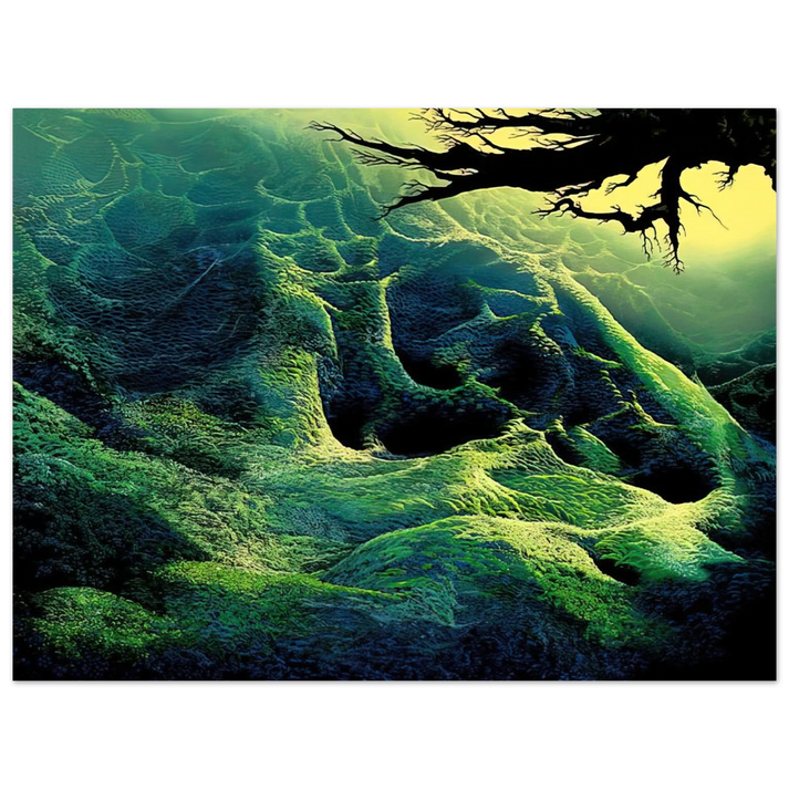Eyvind Earle - My Soul 75x100 cm / 30x40inches Fine Art Poster
