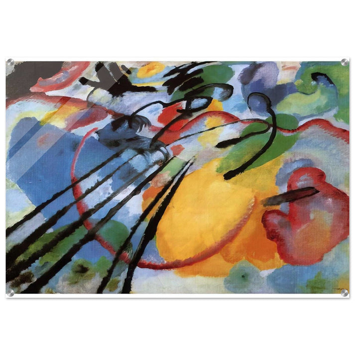 IMPROVISATION 26 ROWING 1912 - Wassily Kandinsky Acrylic Print - 70x100 cm / 28x40″ inches