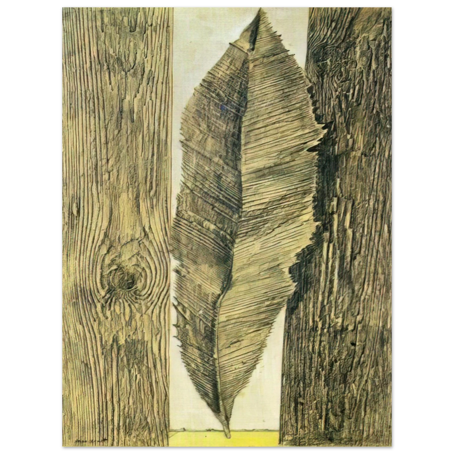 Max Ernst - Leaf customs Fine Art Poster - Default Title