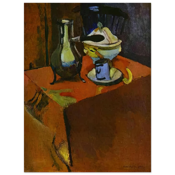 Henri Matisse - DISHES ON A TABLE 1900 75x100 cm / 30x40inches Fine Art Poster