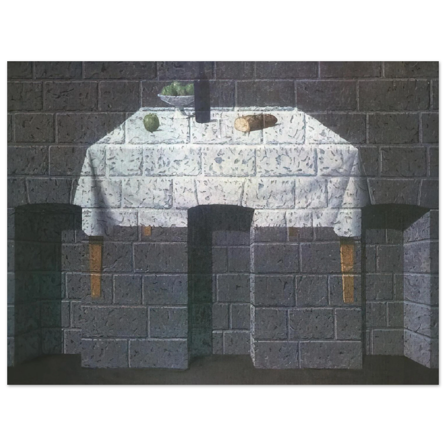 Rene Magritte - THE ENDEARING TRUTH 1966 Fine Art Poster - Default Title