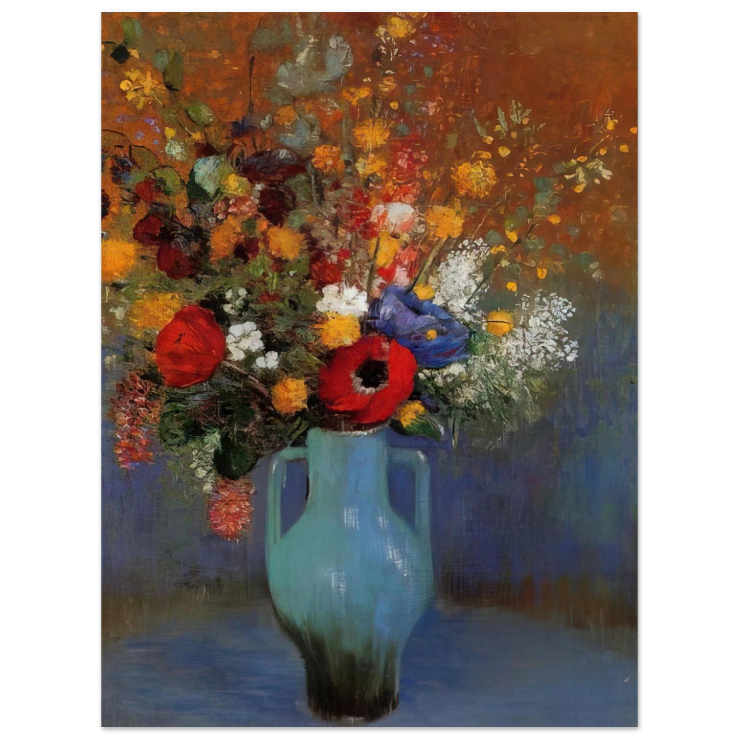 Odilon Redon - BOUQUET OF WILD FLOWERS 1 Fine Art Poster - Default Title