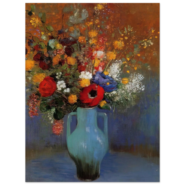 Odilon Redon - BOUQUET OF WILD FLOWERS 1 75x100 cm / 30x40inches Fine Art Poster