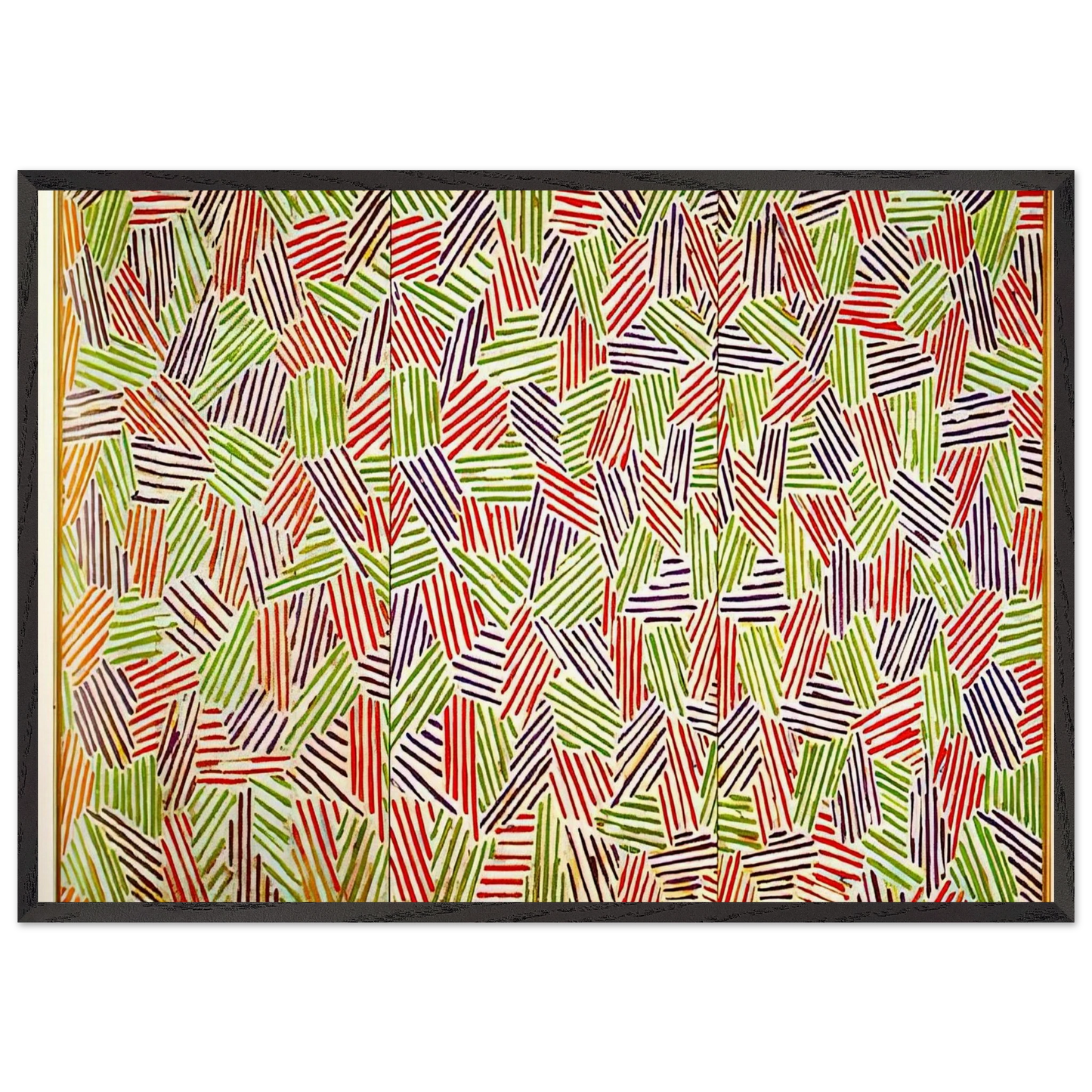 SCENT - Jasper Johns Framed Art Print – Black Wooden Frame - Default Title - -Framed Art Print