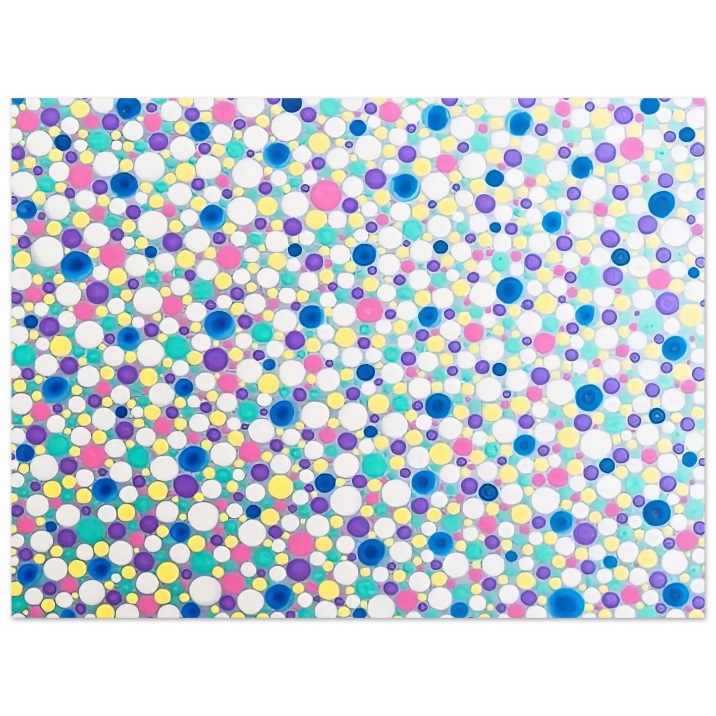 Yayoi Kusama - DOTS 2004 Fine Art Poster - 13x18 cm / 5x7 inches