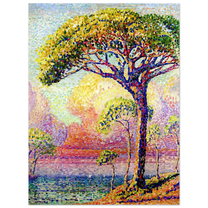 Henri-Edmond Cross - A Pine Tree 75x100 cm / 30x40inches Fine Art Poster