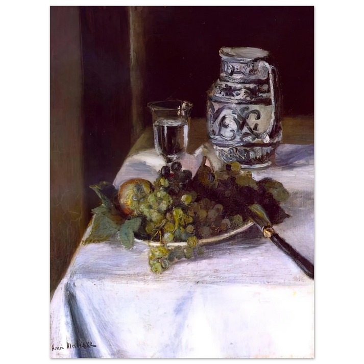 Henri Matisse - STILL LIFE WITH GRAPES 1896 75x100 cm / 30x40inches Fine Art Poster
