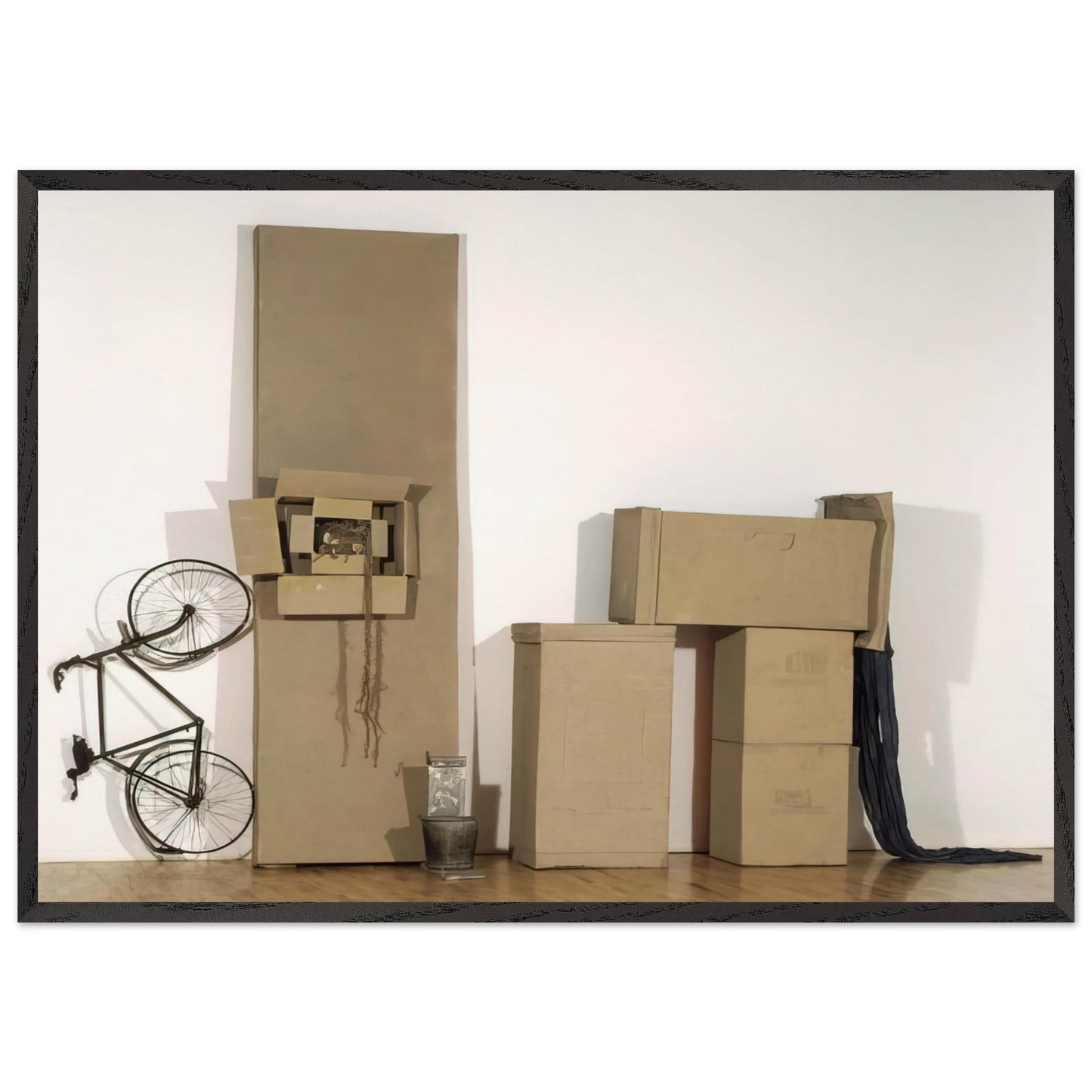 UNTITLED EARLY EGYPTIAN 1973 - Robert Rauschenberg 70x100 cm / 28x40 inches Framed Art Print – Black Wooden Frame