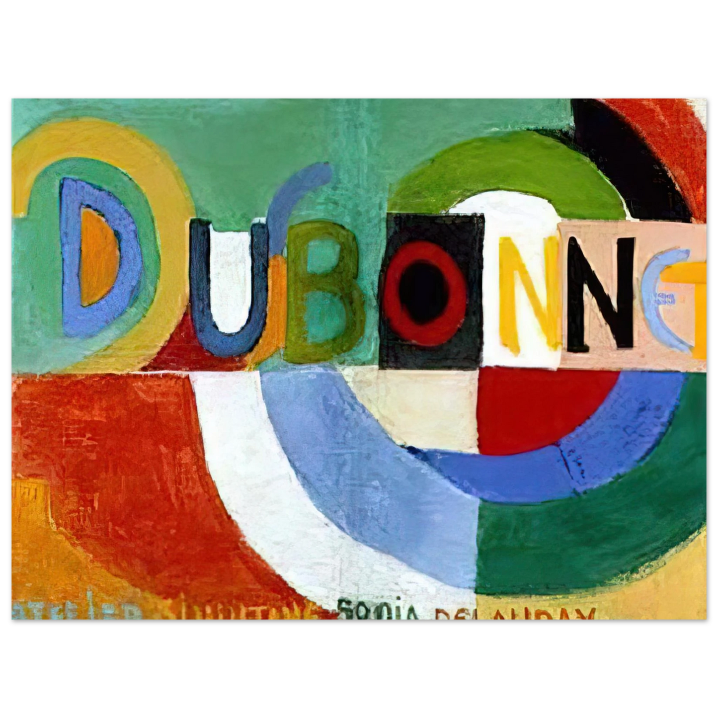 Sonia Delaunay - DUBONNET Fine Art Poster - Default Title