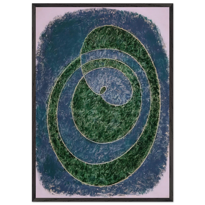 PROTO FORM B 1938 - Josef Albers 70x100 cm / 28x40 inches Framed Art Print – Black Wooden Frame