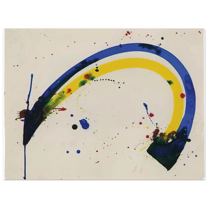 Sam Francis - Untitled SF66-006 75x100 cm / 30x40inches Fine Art Poster
