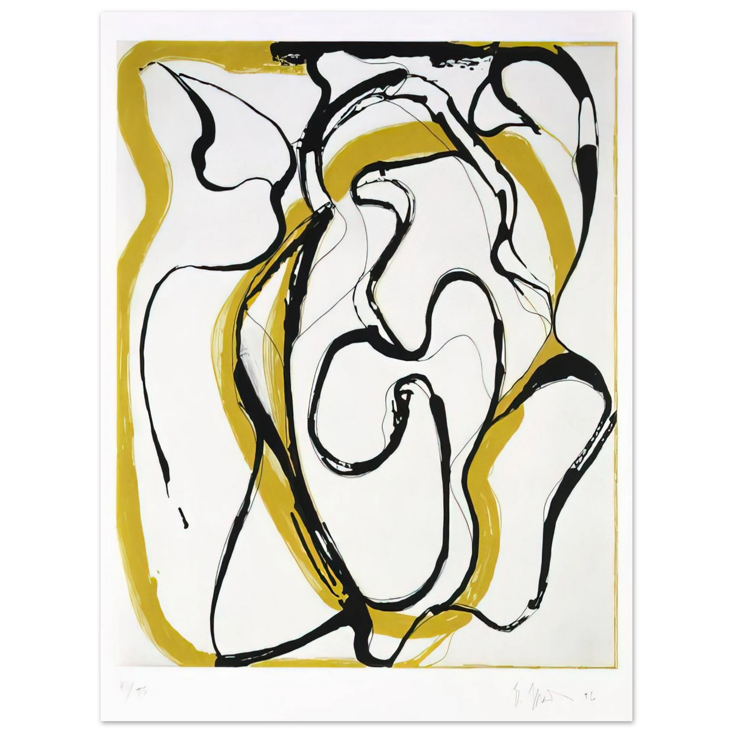 Brice Marden - Untitled - 1996 Fine Art Poster - Default Title
