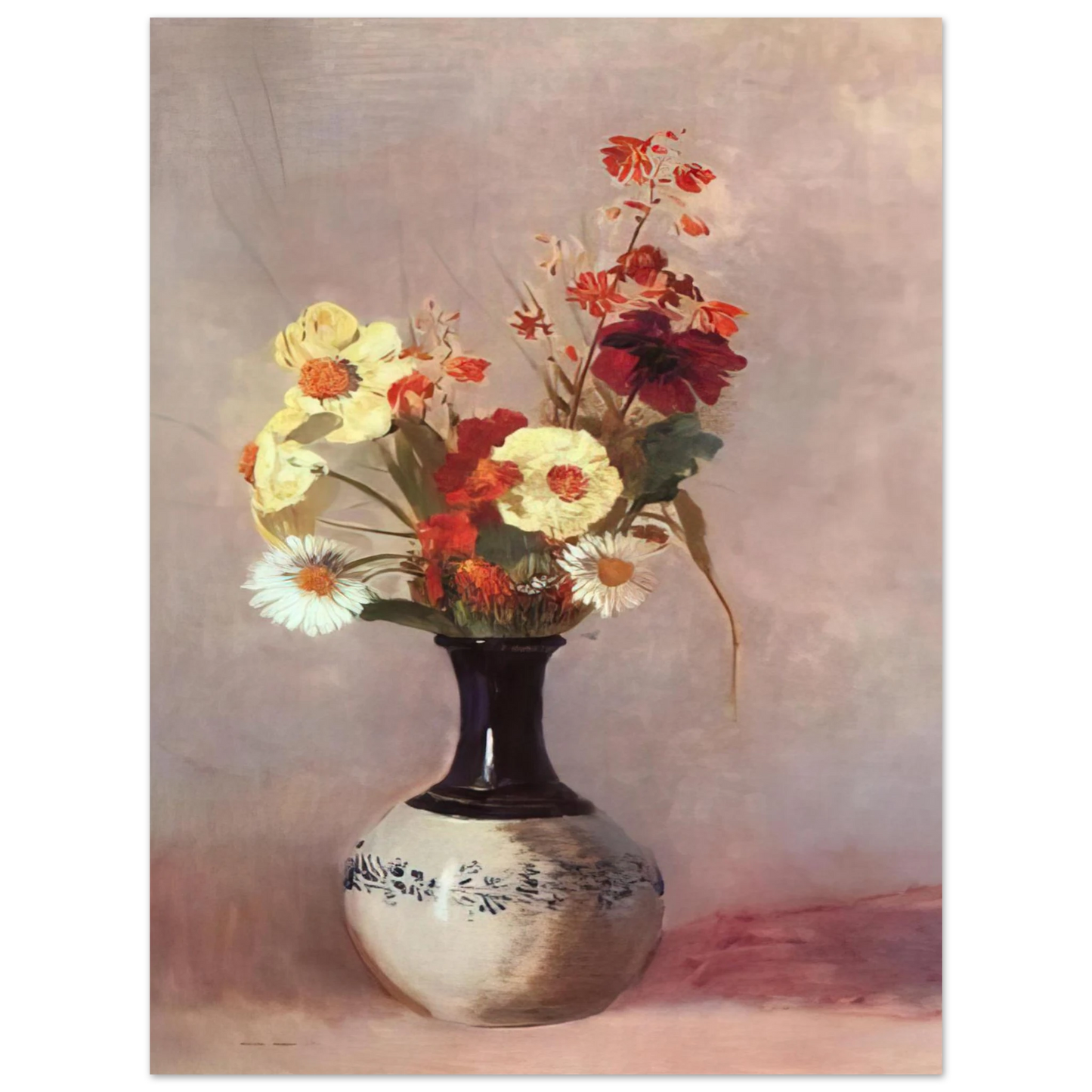 Odilon Redon - VASE OF FLOWERS 9 Fine Art Poster - Default Title