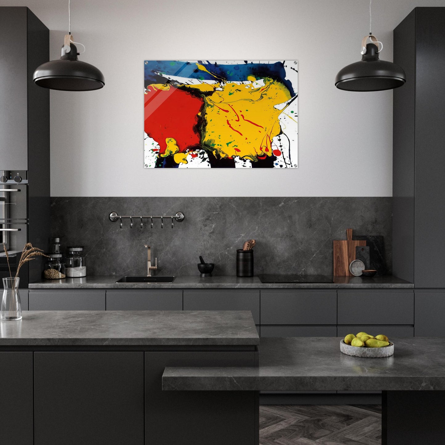 Untitled SFP94-109 SFF 1757 - Sam Francis Acrylic Print - 70x100 cm / 28x40″ inches