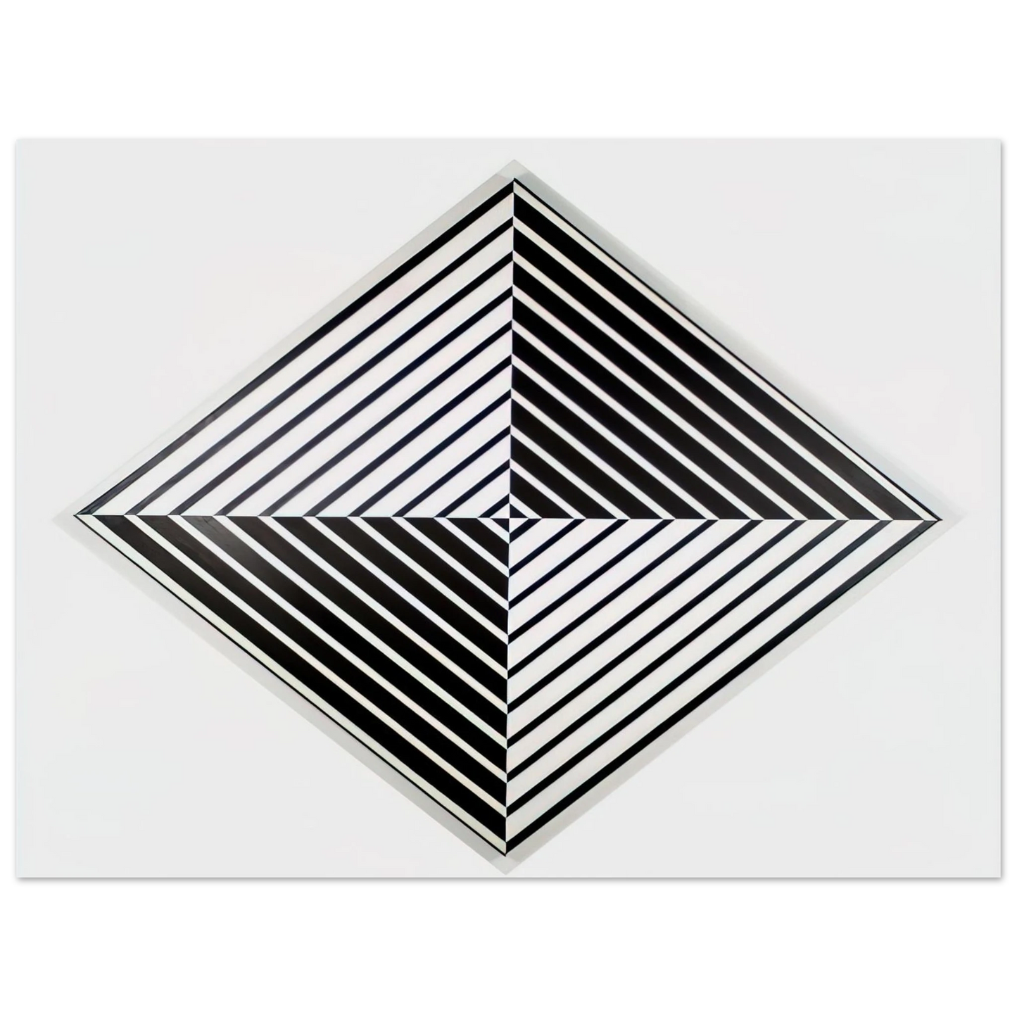 Carmen Herrera - Black and White - 1952 Fine Art Poster - Default Title