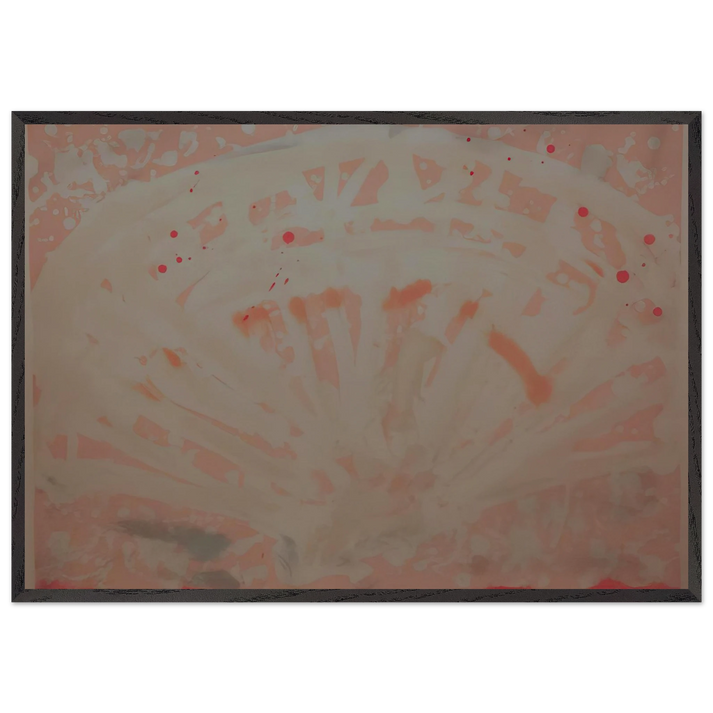 FREGOLI 1969 - Antoni Tapies 70x100 cm / 28x40 inches Framed Art Print – Black Wooden Frame