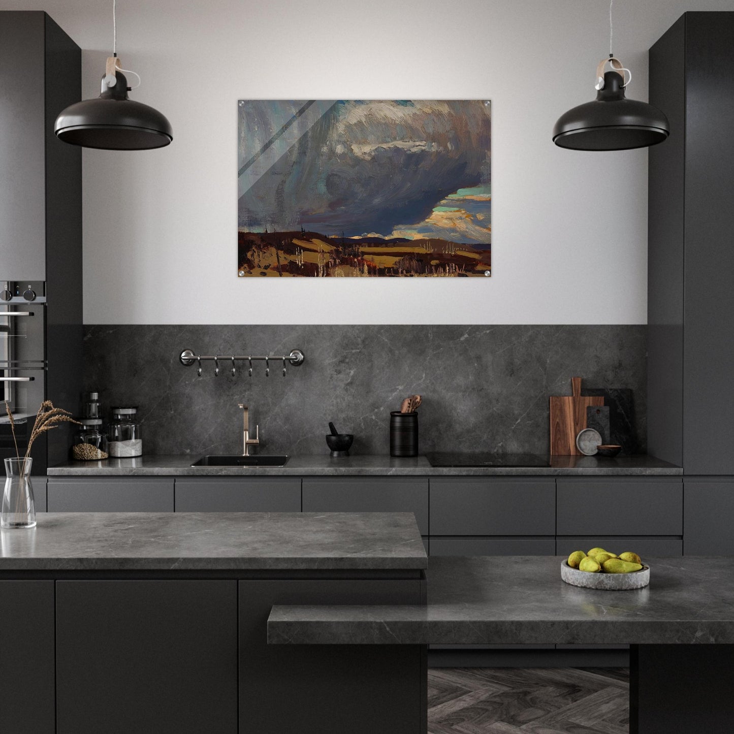 APPROACHING SNOWSTORM 1915 - Tom Thomson Acrylic Print - 70x100 cm / 28x40″ inches