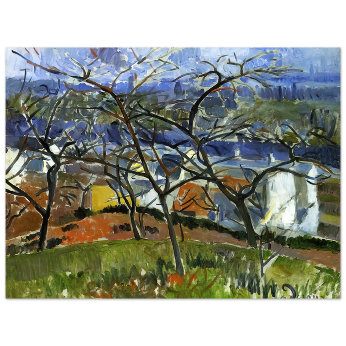 Andre Derain - LANDSCAPE NEAR CHATOU 1904 75x100 cm / 30x40inches Fine Art Poster