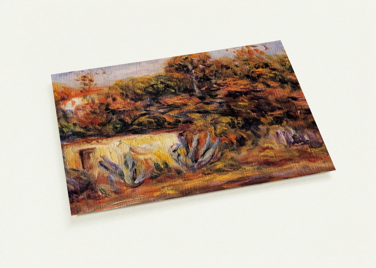 Cabin with Aloe Plants By Pierre-Auguste Renoir Pack of 10 Post Cards | Pierre-Auguste Renoir Post Cards | A6 (10.5 x 14.8 cm) - 4.1 x 5.8 inches