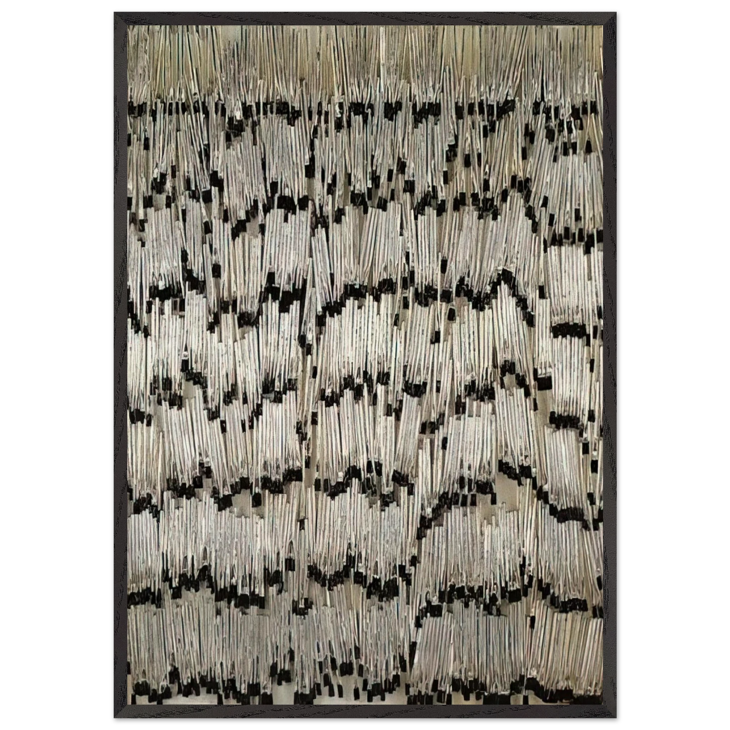 Crusaders - 1968 - Arman 70x100 cm / 28x40 inches Framed Art Print – Black Wooden Frame