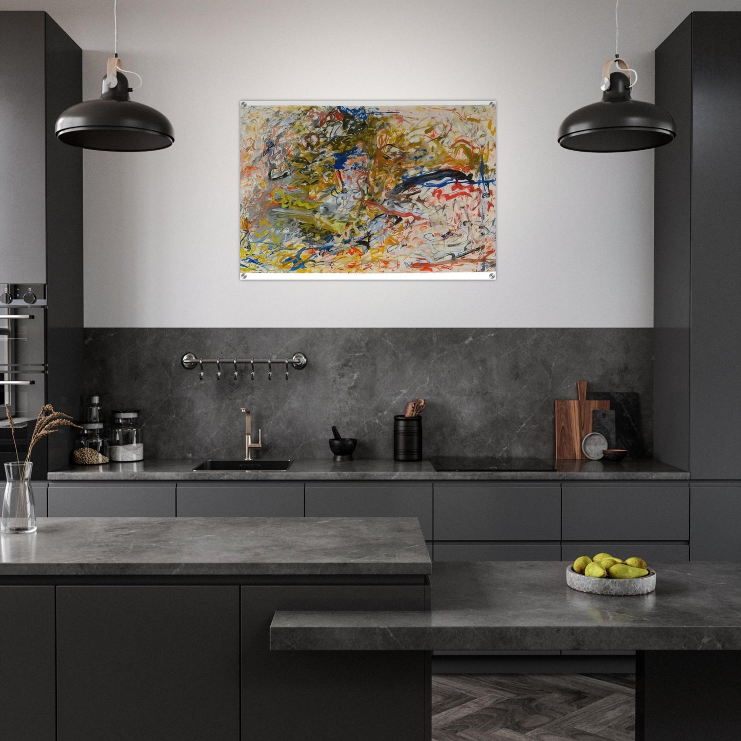 UNTITLED 1960 - Milton Resnick Acrylic Print - 70x100 cm / 28x40″ inches