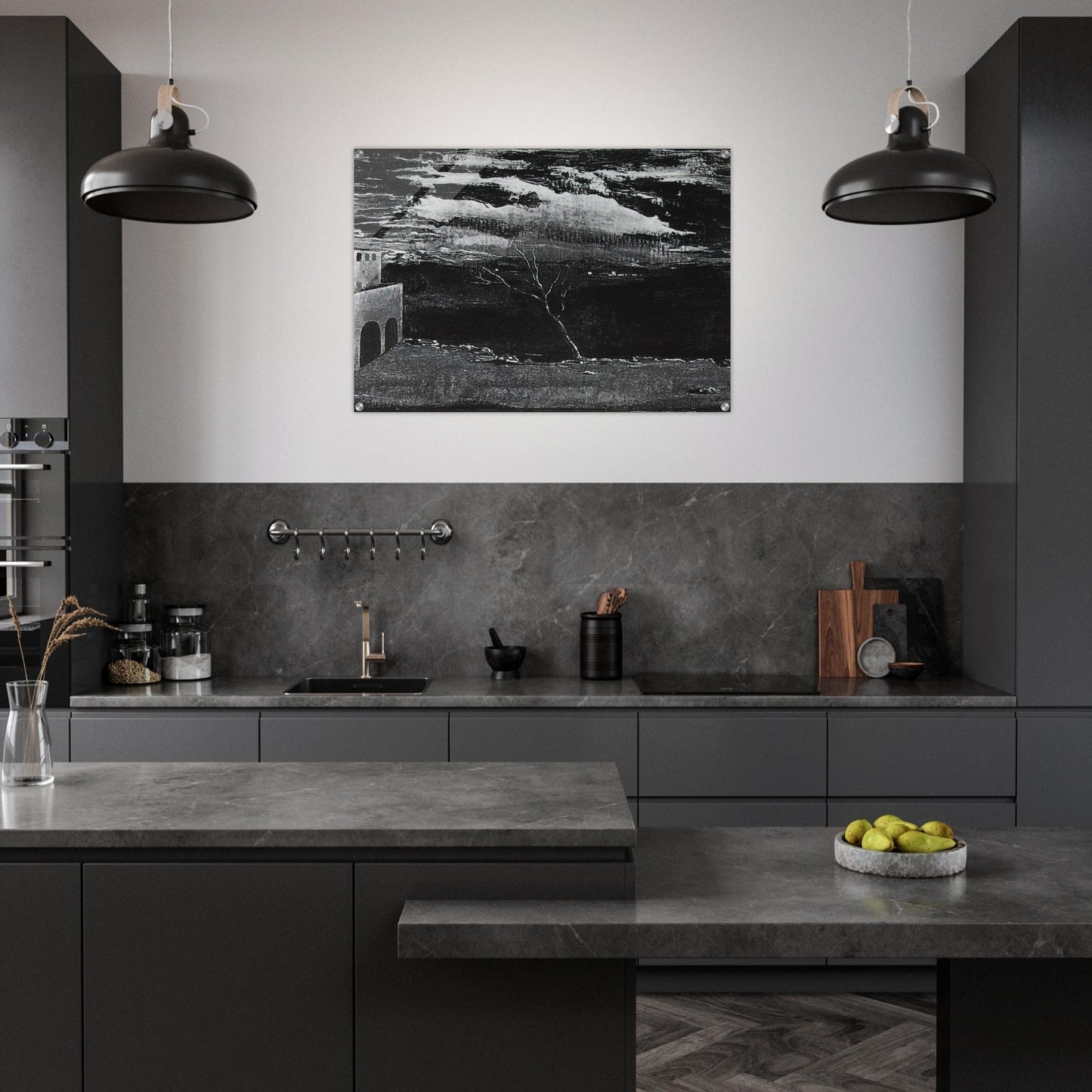 LANDSCAPE NEAR AMPURDAN - Salvador Dali Acrylic Print - 70x100 cm / 28x40″ inches | Salvador Dali Wall Art | Salvador Dali Prints