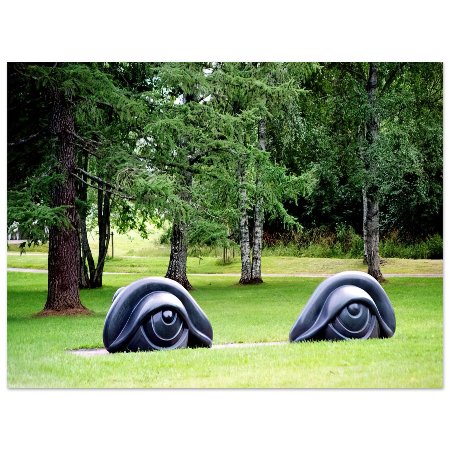 Louise Bourgeois - EYE BENCHES II 1997 Fine Art Poster - Default Title