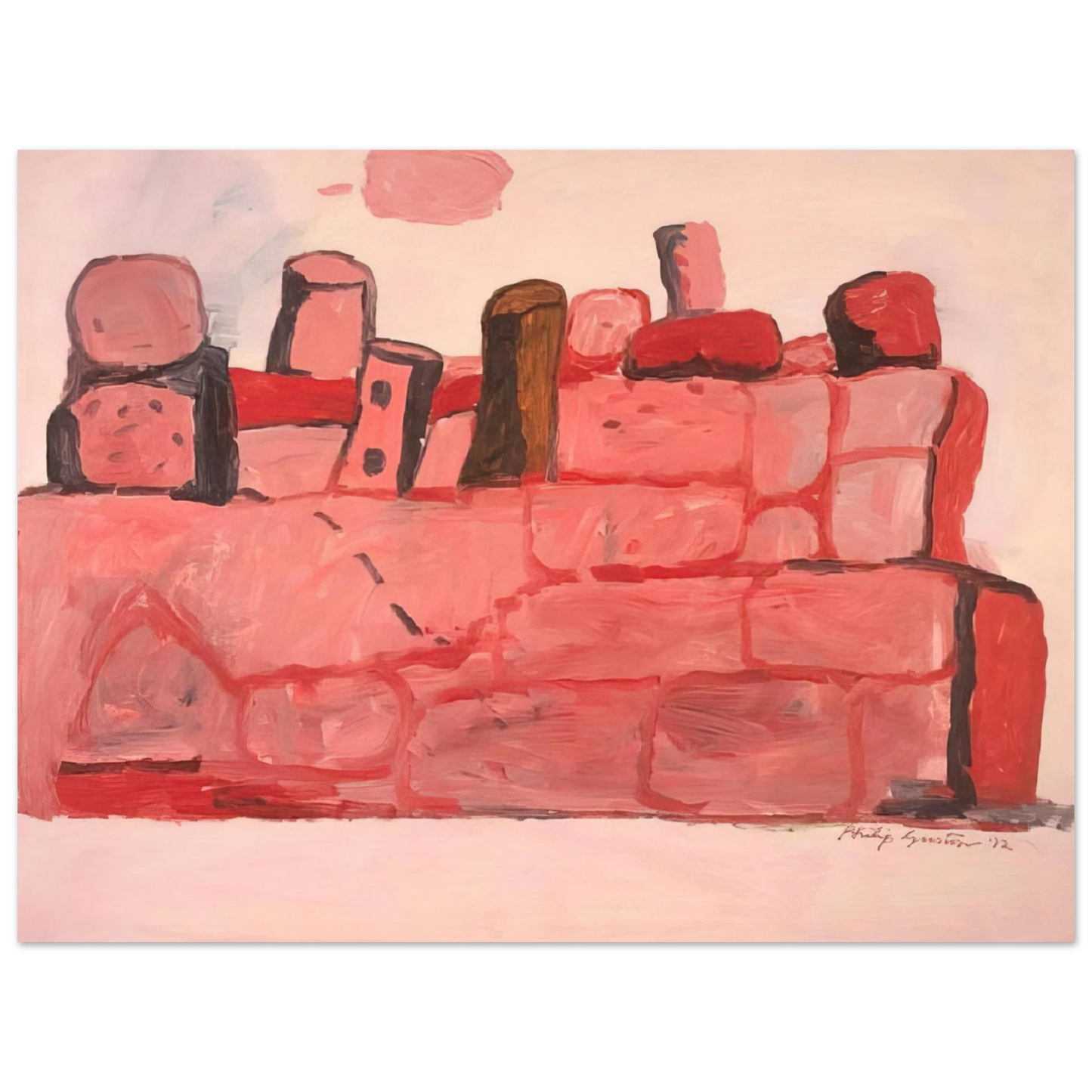 Philip Guston - CERVETERI 1972 Fine Art Poster - Default Title