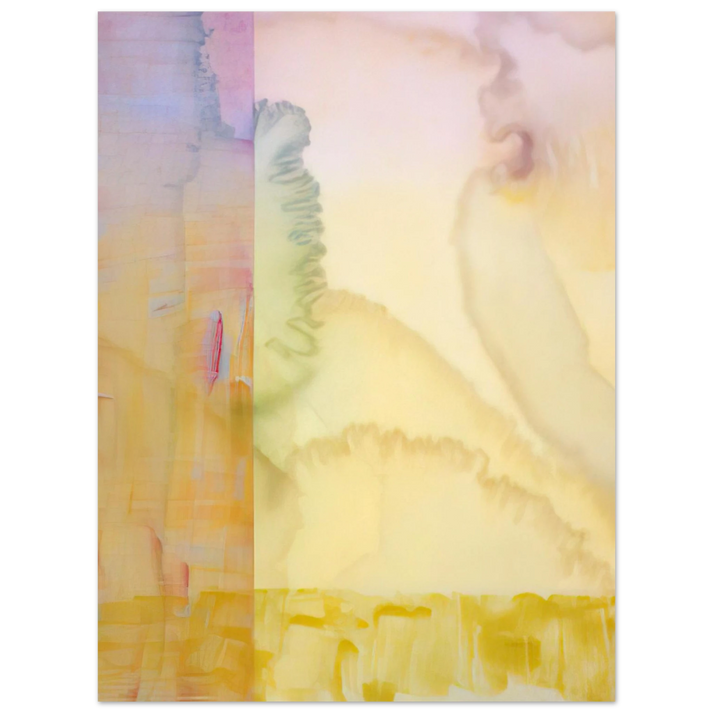 Ronnie Landfield - Goldenrods - 1975 75x100 cm / 30x40inches Fine Art Poster