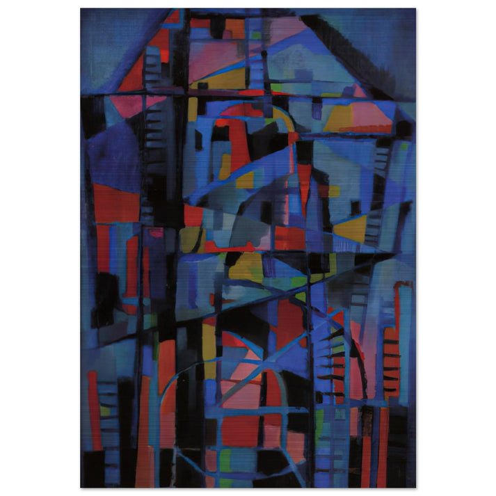 Angelus domini nuntiavit mariæ - 1947 - Alfred Manessier Brushed Aluminum Print - 70x100 cm / 28x40 inches | Alfred Manessier Aluminum Print | Alfred Manessier Prints