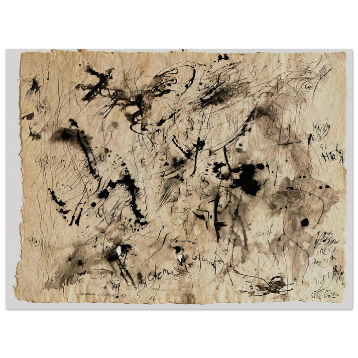 Jackson Pollock - UNTITLED 1951 1 75x100 cm / 30x40inches Fine Art Poster