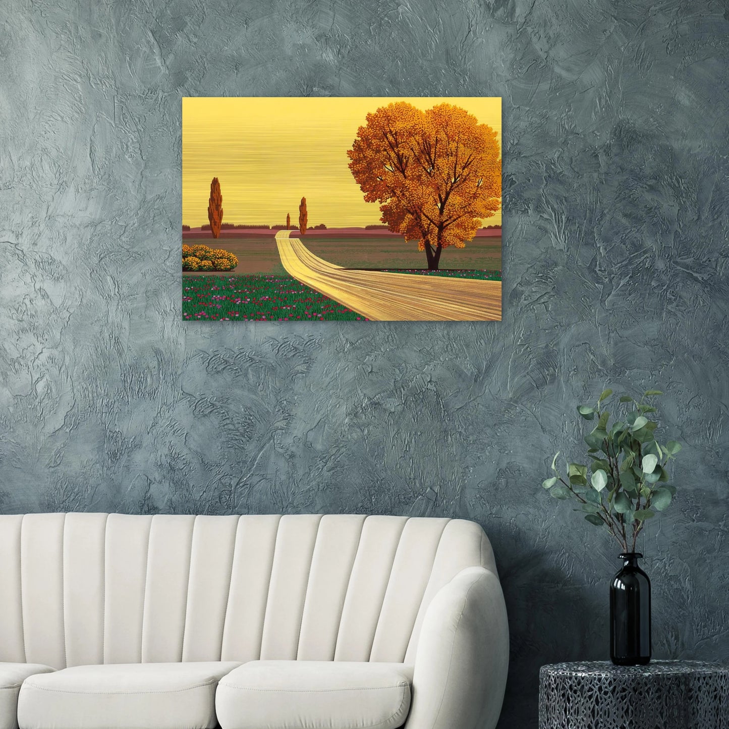 Autumn - Hiroshi Nagai Brushed Aluminum Print - 70x100 cm / 28x40 inches | Hiroshi Nagai Aluminum Print | Hiroshi Nagai Prints