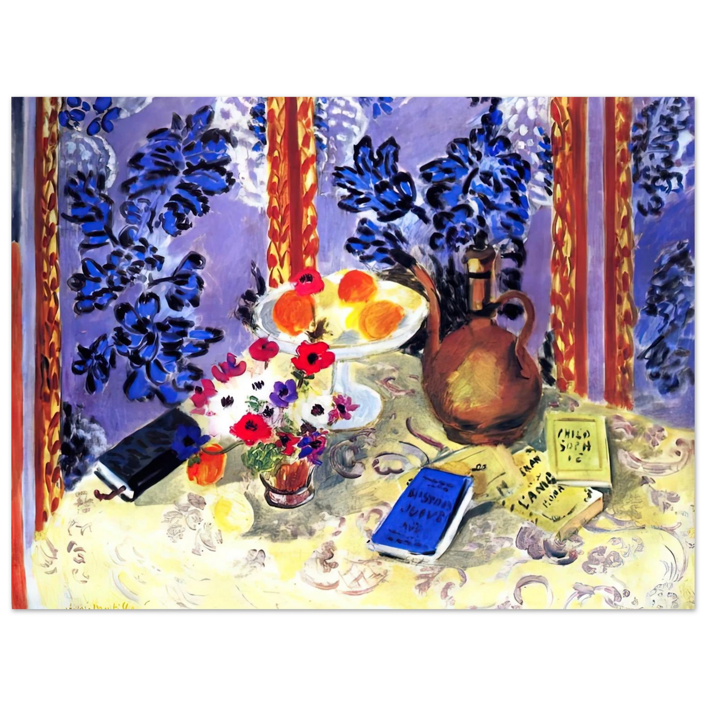 Henri Matisse - STILL LIFE HISTOIRES JUIVES 1924 Fine Art Poster - Default Title