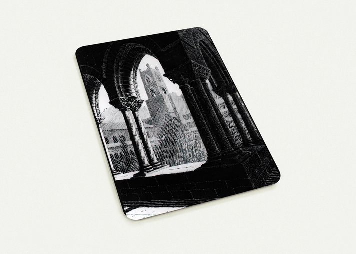 CLOISTER OF MONREALE SICILY By MC Escher Pack of 10 Post Cards | MC Escher Post Cards | A6 (10.5 x 14.8 cm) - 4.1 x 5.8 inches