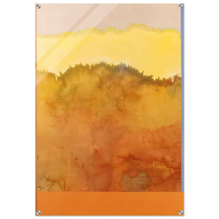 Sandman and the Angel - 1979 - Ronnie Landfield Acrylic Print - 70x100 cm / 28x40″ inches | Ronnie Landfield Wall Art | Ronnie Landfield Prints