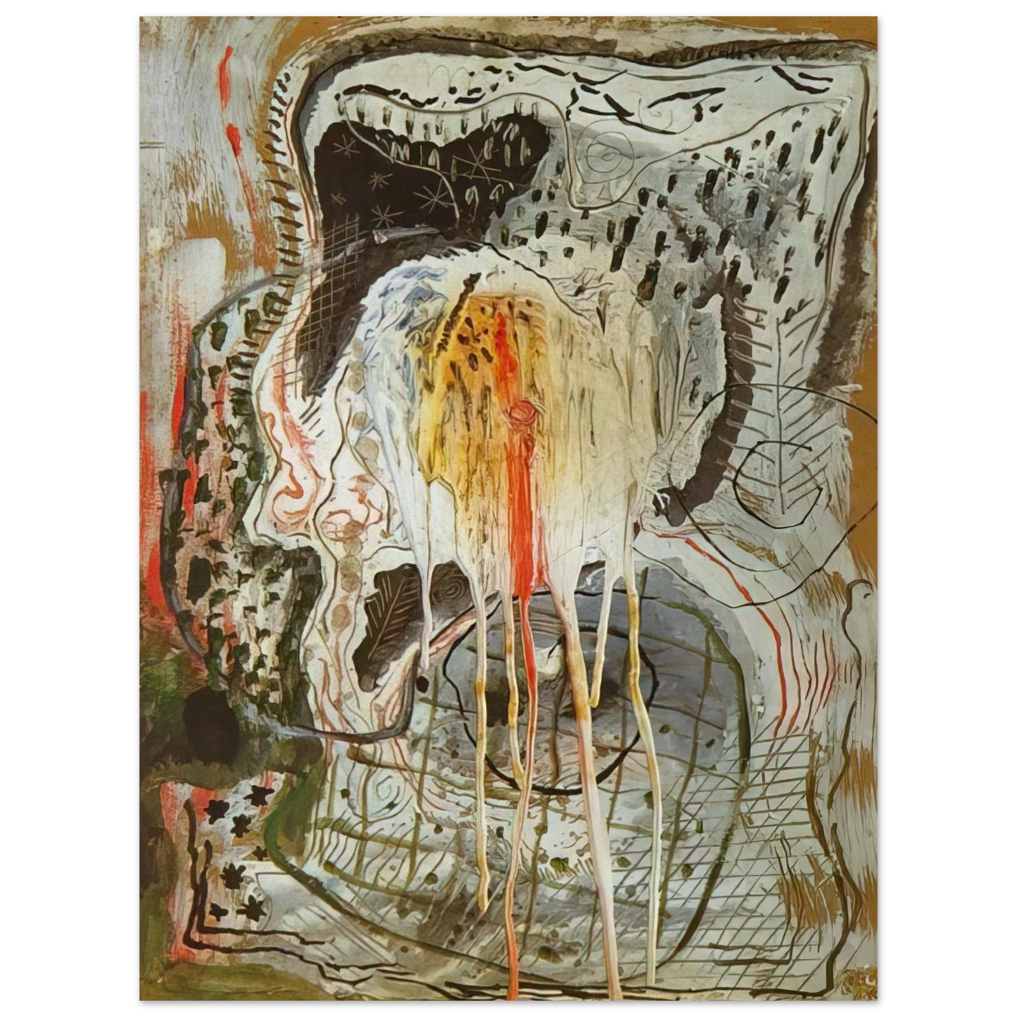 Salvador Dali - NUDE WOMAN IN AN ARMCHAIR Fine Art Poster - Default Title