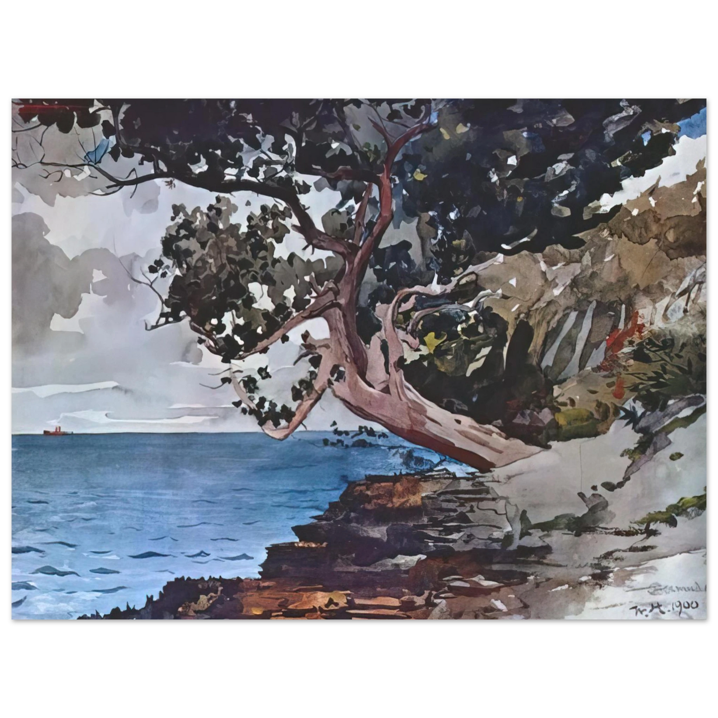 Winslow Homer - NORTH ROAD BERMUDA Fine Art Poster - Default Title